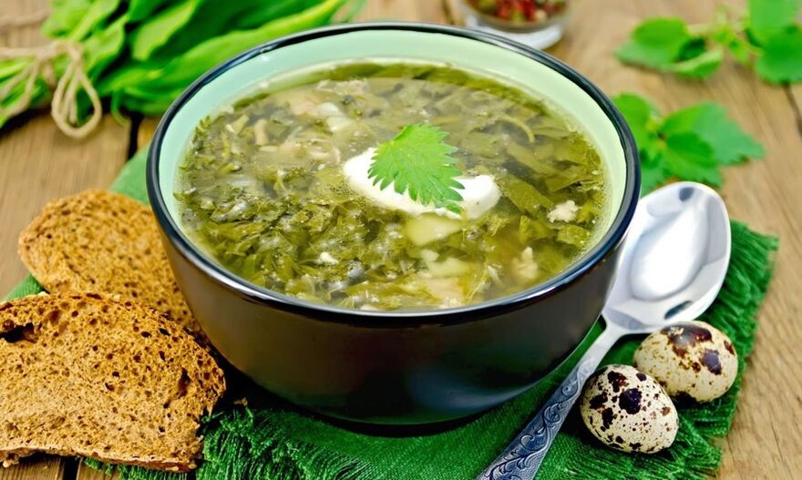 سوپ سبز برای رژیم تنبل