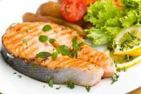 استیک ماهی برای دیابت