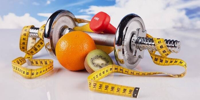 میوه ها و تجهیزات کاهش وزن